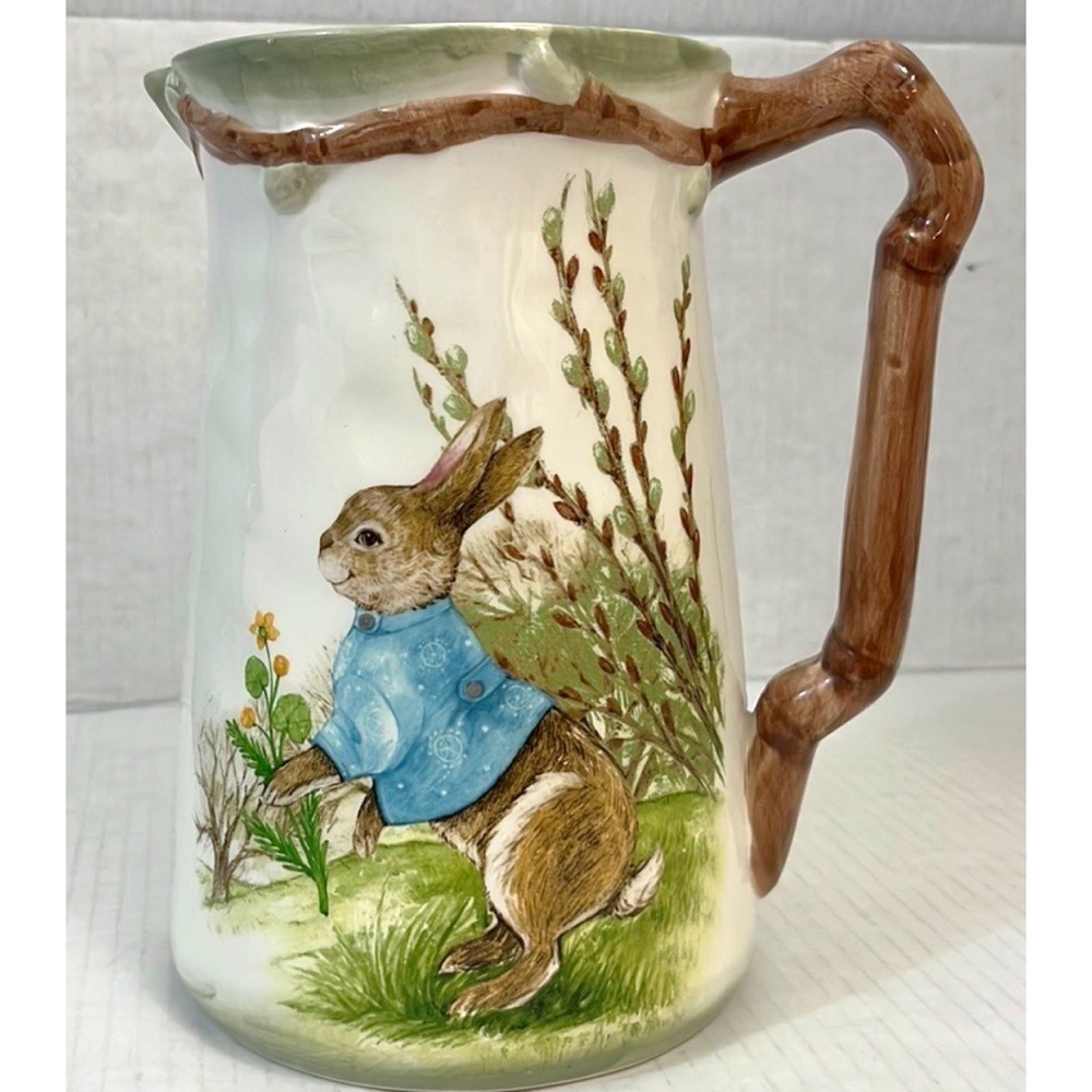 Vintage Mark Roberts Rabbit pitcher